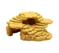 Oxxggkao Artificial Rock Cave Habitat for Pet Lizards Spiders Safe Terrarium Accessory Landscape Supplies Climbing Shelter