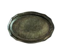 Oxxggkao Artistic Dinnerware Finish Small Plates Imaginative Play Alloy Kitchen Scene and Collectors Exquisite Stone Finish Small Plates for Toy Home Decoration Realistic Tableware Creativity