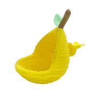 Oxxggkao Autumn and Winter Plush Nest Small and Media-Sized Parrots Plush Thick Cold Insulation Warm Budgies Hanging Cartoon Pears Bird Parrots Comfortable Resting Play Space