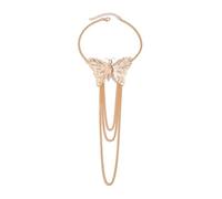 Oxxggkao Big Butterfly Tassels Arm Chain Adjustable Upper Bracelets Hand Jewelry Unique Open Arms Cuff Bangle Accessory Popular Accessories