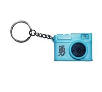 Oxxggkao Bright Glowing DSLR Camera Keychain Offering Flashing Sound Effect for Parties Easy Location in Dark and Party Amusement Creative Design Miniature DSLR Camera Glowing Keychain