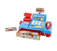 Oxxggkao Calculater Cash Register Kids Training Portable Learning Toy Portable Simple Game Toys Children's Interactive Game Toy Set With Scanner And Credit Card With Scanner And Credit Card Big Kid