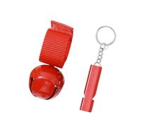 Oxxggkao Camping Alarm Bear Bells Whistles Loud Bear Bells with Emergencies Whistles Set for Hiking Backpacking Fishing Loud with Emergencies Set