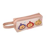 Oxxggkao Cartoon Animal Pencil Case with Handle Water Resistant PU Pen Storage Bag Large Capacity Pen Pouches Travel Cosmetic Bag Desk Storage