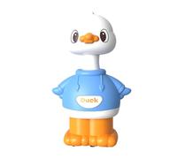 Oxxggkao Cartoon Car Press And Go Head Shaking Duck Toy Play Vehicle Friction Sliding Baby Gift Windup Automatic Head Shaking Duck Toy For Home Kindergarten
