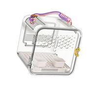 Oxxggkao Clear Bird Cage for Opening Spaces Sun Resistant Portables Safe Pet Housing for Small Animal Multifunctional Cage