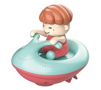 Oxxggkao Clock Work Bath Toy Baby Winding Educational Water Playing Pool Yacht Shower Wind-up Boat For Infant For 3M/6M/1