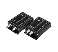 Oxxggkao Coaxial Multiplexer 1 Line Transmits 2Channel Surveillances Camera Signals Mixer for Clear Camera Home Offices Camera Signals Mixer