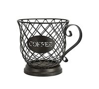 Oxxggkao Coffee Organizer Mug Large Capacity Storage Carousel Holder Organizer Storage Basket Coffee Holder Compatible