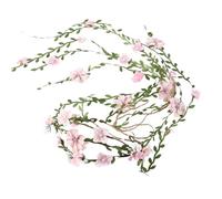 Oxxggkao Colorful Flower Wreath Headband Handmade Headband Wreath Hairstyles Headdress Suitable for Ladies Engagement Anniversary Hair Accessory