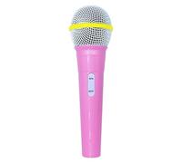 Oxxggkao Colorful Microphone Toy Model Hosting Interviews Stage Plays Festive Childrens Microphone Toy Model for Stage Shows Pretend Singing for Halloween Event Activity
