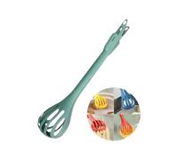 Oxxggkao Compacts 2 in 1 Eggs Beater and Food Tongs with Ergonomic Handle Eggs Whisk Bread Clip Kitchen Cooking Tool Baking Accessory