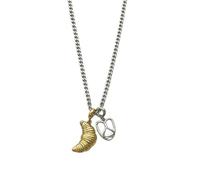 Oxxggkao Copper Alloy Pendant Long Chain Necklace Comfortable Sisters Birthday Present Chain Necklace for Women Fashion Accessory