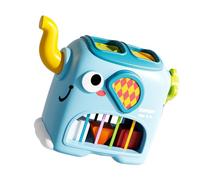 Oxxggkao Creative Elephant Shape Classification Learning Toy Including Storage for Kids Activities Colorful Shape Pairing Game