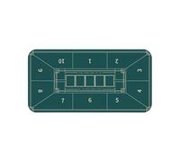 Oxxggkao Deluxe Game Inspired Table Protector with Enhanced Traction Backing Keeps Position During Play Professional Mat