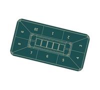 Oxxggkao Deluxe Game Inspired Table Protector with Enhanced Traction Backing Keeps Position During Play Professional Mat