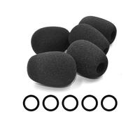 Oxxggkao Detachable Mic Foam Filter Dense Sponge Layer Minimizes Distortions Windscreen for Aviation X A10 Online Meetings Gaming Comfortable Headphone Earpads