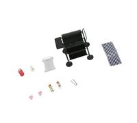 Oxxggkao Detailed Black Iron Cooking Stove for 1/12 Miniature Scenes Enhancing Role Playing Fun Model House Accessories Furniture