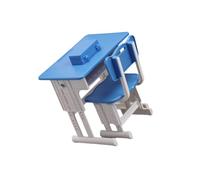 Oxxggkao Detailed Tiny Architecture Model 1/12 Scale Study Table with Simple Assembly Design Model House Accessories