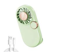 Oxxggkao Digital Display USB Fan Space Saving Offering Continuous Speed Changes Comfortable Hold Hand Tiny Portable Pocket
