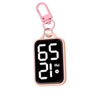 Oxxggkao Digital Keychain Pocket Watch Portable Timekeeping Device for Study Exam Miniature LED Electronic Clock Gift Keychain Clock
