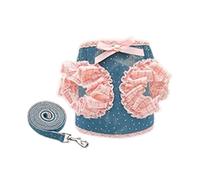 Oxxggkao Dog Harness Training Vest Size Without Pull Design with Leash Ideal for Puppy and Small Breeds Kitten Harness