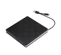 Oxxggkao Double Interfaces USB C USB3.0 External Opticals Drive for Reading Writing CDs DVDs on Modern Computers USB Disc Drive