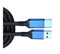 Oxxggkao Duty USB C Cable Fast Charging Supports Auto Stop Function and Visual Light Suitable for Laptop Rapid Charging Cord