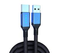 Oxxggkao Duty USB C Cable Fast Charging Supports Auto Stop Function and Visual Light Suitable for Laptop Rapid Charging Cord