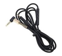 Oxxggkao Earphone Cable With Mic- Designed For M50X M40X M70X Headphones Tangle-resistant Braided Cord Inline Microphone Extension Cable Earphone Cord