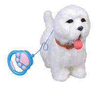 Oxxggkao Easy Control Realistic Golden Plush That Barks and Shows Tongue for Play Ages 3 and Up Kids Plush Toy
