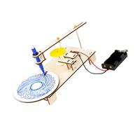 Oxxggkao Educational Wooden Plotter Assembly Set for Classroom Activities and Family Bonding Time with Kids Kids Science Project