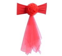 Oxxggkao Elastic Chair Ties Spandex Sashes Bows Stretchable Sashes Bows For Reception And Ceremony Decorations Stretch Chair Cover