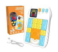Oxxggkao Electronic Sliding Puzzle Game Educational STEM Toy For Children Logical Skill Development Party Entertainment Playset Kids Logical Training Puzzle Game