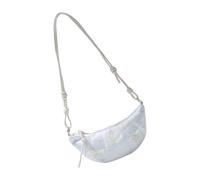 Oxxggkao Elegant Lace Shoulder Purse Traditional Chinese Design Smooth Textured Crossbody Bag Roomy Capacity Fashion Accessory Practical Daily Use Crossbody Bag