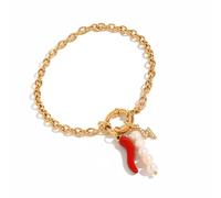 Oxxggkao Elegant Pearls Pendant Modern Stainless Steel Highlighting a Beautiful Pearls Charm for Women Charm