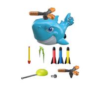 Oxxggkao Engaging Profound Sea Themed Liquid Blasting Flying Object with Simple Press Mechanism for Seasonal Enjoyment Water Firing Fun Toy
