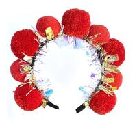 Oxxggkao Eye-catching Tinsel Headbands Mardi Gras Headwear For Girls Masquerade Hair Accessories Mardi Gras Flapper Headband Unique Hair Accessory