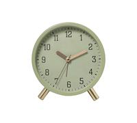 Oxxggkao Fashionable Bedside Analog Alarm Clock With Soft LED Night Light And Quiet Operate For A Peaceful Sleep Table Quiet Bedroom