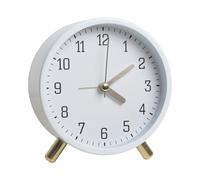 Oxxggkao Fashionable Bedside Analog Alarm Clock With Soft LED Night Light And Quiet Operate For A Peaceful Sleep Table Quiet Bedroom