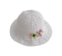 Oxxggkao Fashionable Infants Fisherman Hat Trend Baby Basin Caps Sun Protections Sunhat Girls Bucket For Daily Wear Foldable Kids Bucket Girls Basin