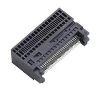 Oxxggkao Fast Speed PCIE GenZ 56Pin Female Header Not Screw Mounting Easy Assembly for Module Servers Rack High Densities Host Connectors