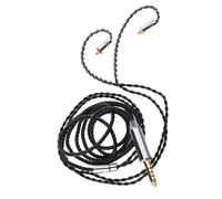 Oxxggkao Flexible 4 Strands Black Monocrystalline Coppered Silver Plated Auditory Cable for Long Time Use Auditory Cable Anti Interference for Headphones