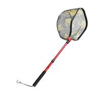 Oxxggkao Flexible Fishing Landing Net with Pliable Frame and Slip Resistant Telescopic Grip for Consistent Fish Seize Vessel Fishing Net