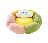 Oxxggkao Gentle Fabric Cycle Fashion Slumbering Zone with Frame and Dynamic Lemon Green Colors for Domestic Animals Pet Fabric Mid-Sized for Headrest