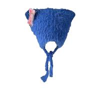 Oxxggkao Girl Y2K Punk Bone Party Hat Knitted Thicken Ear Photo Props Crochet Hats Book