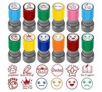 Oxxggkao Grading Seals Collection 12 Different Designs for Classroom Assessment and Parent Communication English Teacher Seals