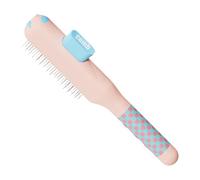 Oxxggkao Hair Release Button Comb for Daily Brushing, Fine Tooth Grooming Comb for Coat Cleanup Before Bath Time At Home Grooming Hair Release Button Fine Tooth Coat Cleanup Daily Brushing Bath Prep