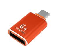 Oxxggkao Heavy Duty Adapter Type C to USB Converter for Highly Speed Data Transmission on Traveling Reliability Connectivities Metal USB C Adapter