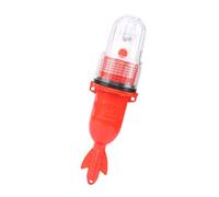 Oxxggkao High Brightness Fish Attracting Light Marine Signals Lamp Waterproof LED Fishing Light for Evening Fishing Enduring Net Flashing Warning Light